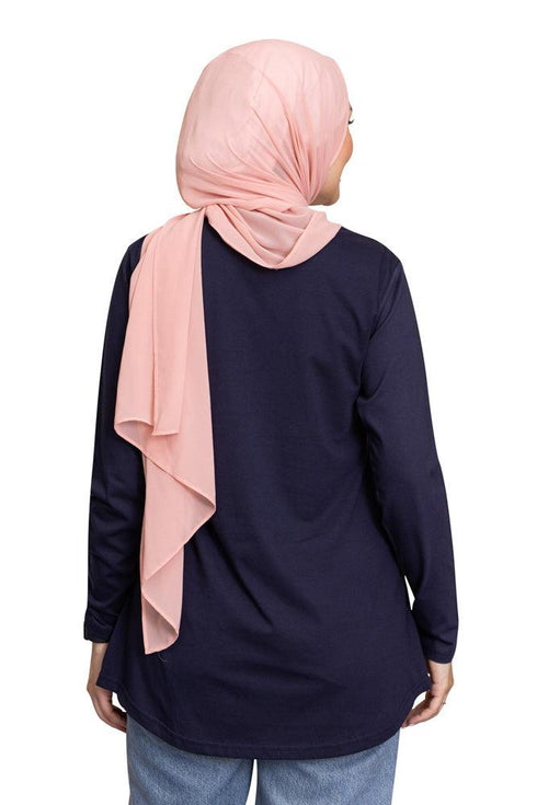 Indigo Printed Long - Sleeve Design 31 - Khotwh